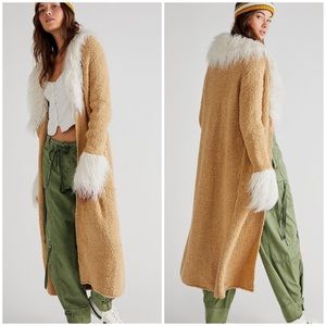 New • Free People Kate Sweater Jacket